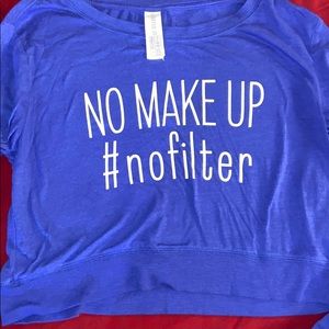 Long sleeve belly shirt